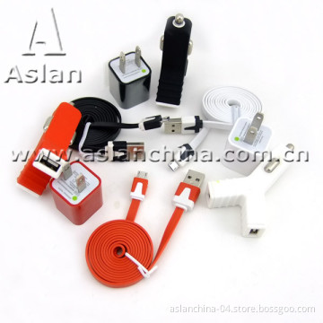 New Design Portable 3 in 1 Y Shape Car Charger Set for Samsung USA Mains Reliable (AK-060)